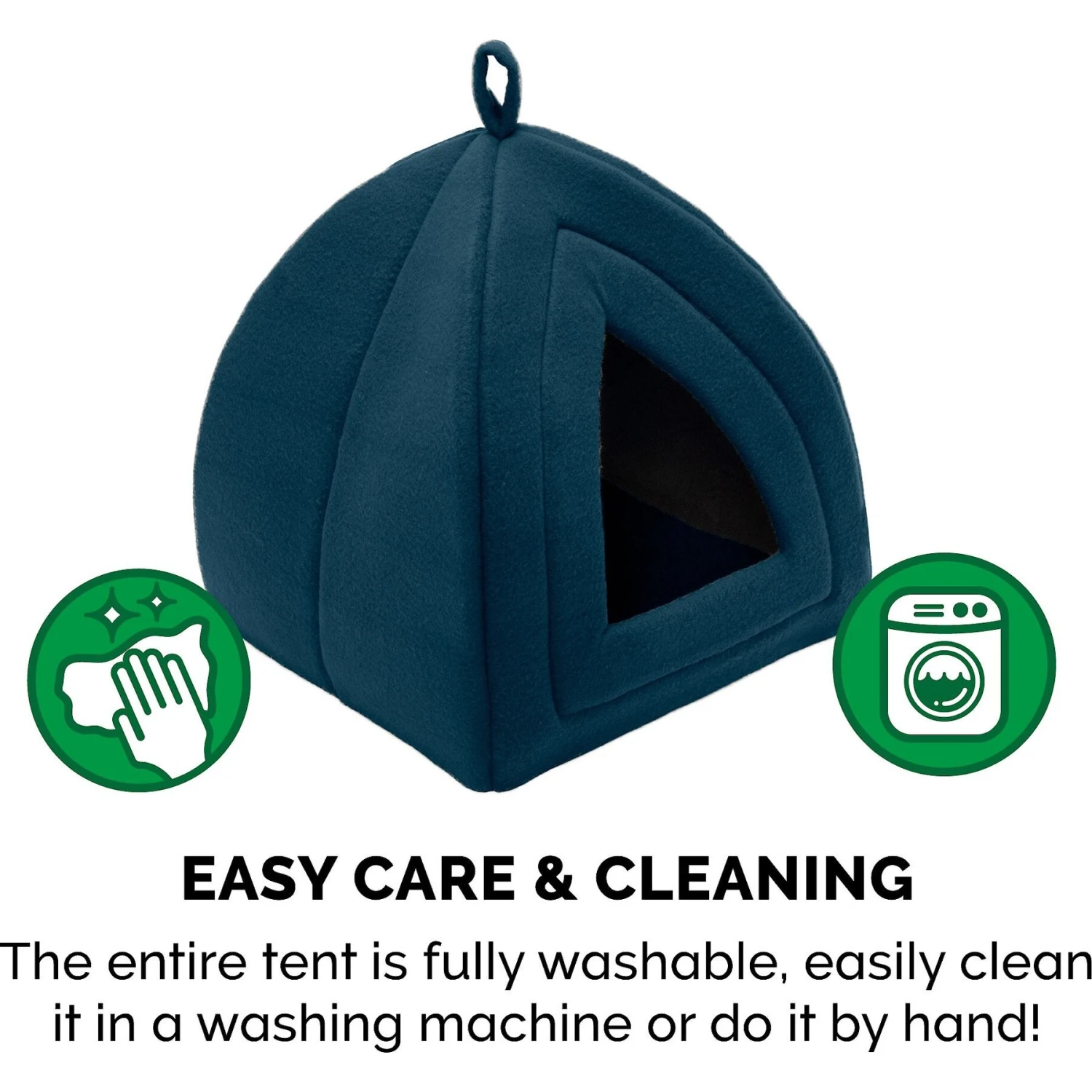 FurHaven Calming Fleece Covered Dog & Cat Bed 9 FurHaven Calming Fleece Covered Dog & Cat Bed - Image 7