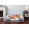 FurHaven Velvet Waves Perfect Comfort Cooling Gel Bolster Cat & Dog Bed With Removable Cover 2 FurHaven Velvet Waves Perfect Comfort Cooling Gel Bolster Cat & Dog Bed With Removable Cover -Blue Buffalo || ROYAL CANIN || Wellness Sales 244658 MAIN. AC SS1800 V1602796880