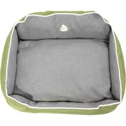 HappyCare Textiles High Back Rectangle Bolster Cat & Dog Bed -Blue Buffalo || ROYAL CANIN || Wellness Sales 245773 PT3. AC SS1800 V1596057356