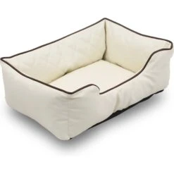 HappyCare Textiles Luxury All Sides Faux Leather Bolster Cat & Dog Bed -Blue Buffalo || ROYAL CANIN || Wellness Sales 245779 PT1. AC SS1800 V1596059167