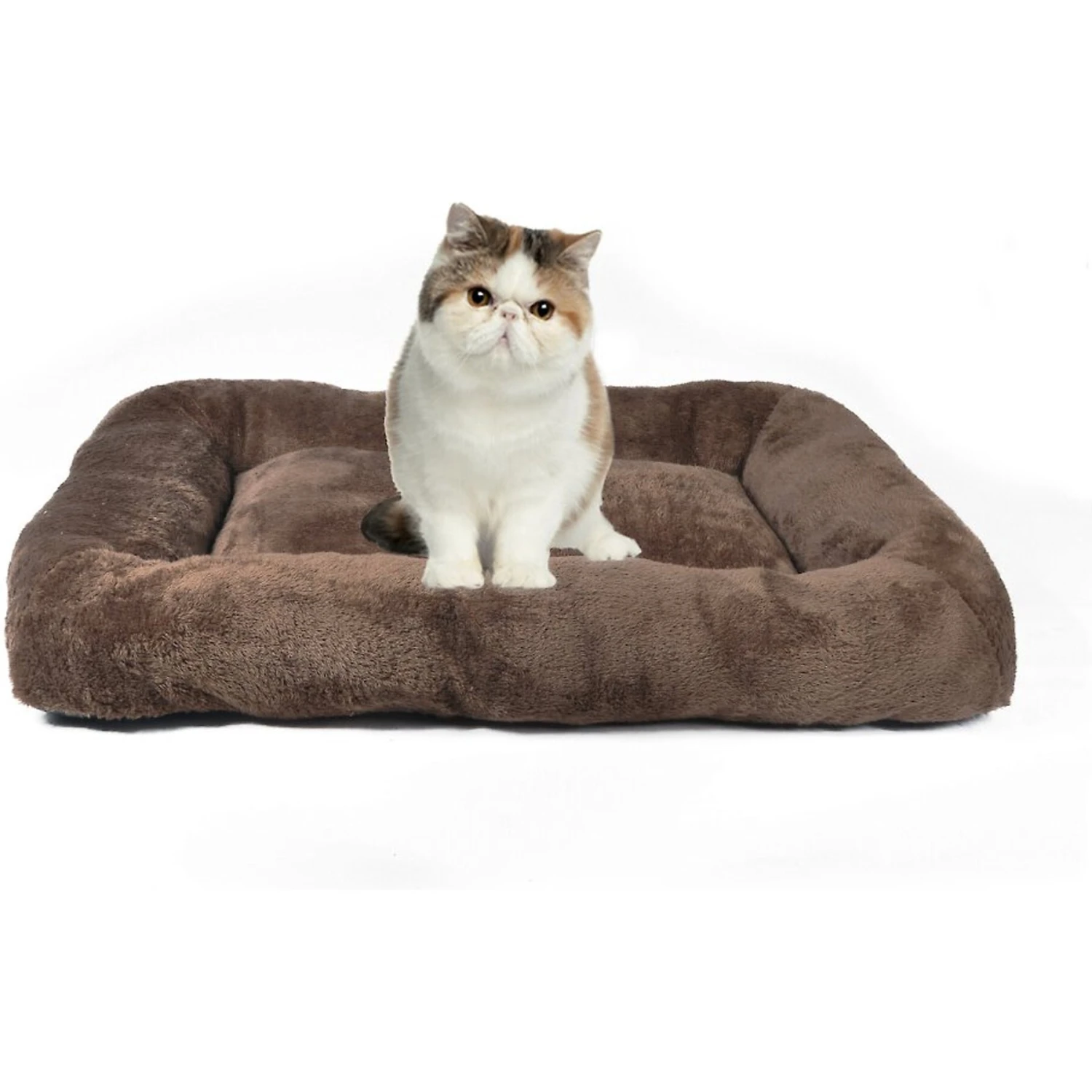 HappyCare Textiles Sleeping Cloud Bolster Cat & Dog Bed 3 HappyCare Textiles Sleeping Cloud Bolster Cat & Dog Bed