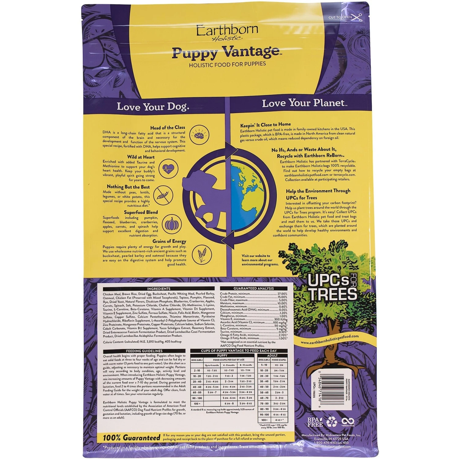 Earthborn Holistic Puppy Vantage Dry Dog Food 5 Earthborn Holistic Puppy Vantage Dry Dog Food - Image 3