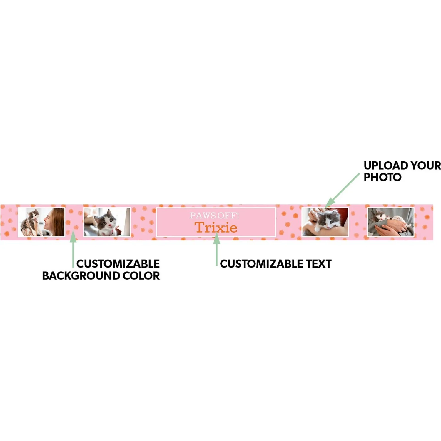 Frisco "Paws Off" Ceramic Personalized Dog & Cat Bowl 4 Frisco "Paws Off" Ceramic Personalized Dog & Cat Bowl - Image 2