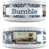 Frisco Boho Damask Ceramic Personalized Dog & Cat Bowl -Blue Buffalo || ROYAL CANIN || Wellness Sales 250833 MAIN. AC SS1800 V1602630395