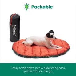 FurHaven Trail Pup Packable Stuff Sack Travel Pillow Dog Bed -Blue Buffalo || ROYAL CANIN || Wellness Sales 250947 PT5. AC SS1800 V1619656321