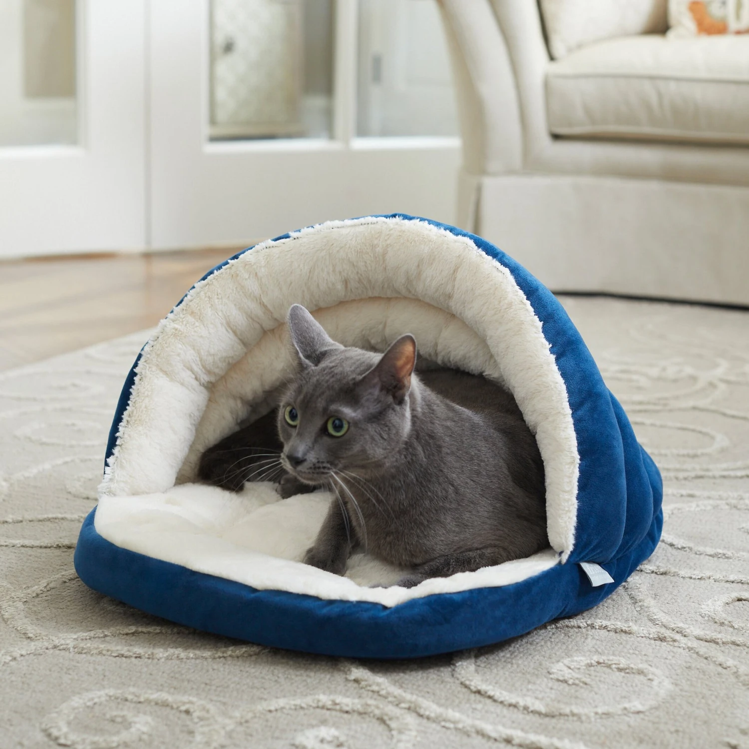 Frisco Slipper Cat & Dog Covered Bed 3 Frisco Slipper Cat & Dog Covered Bed