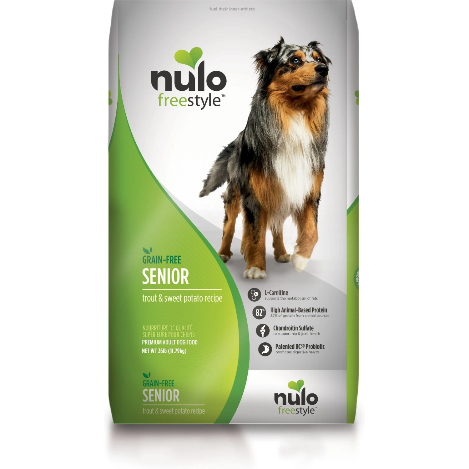 Nulo Freestyle Senior Grain-Free Trout & Sweet Potato Recipe Dry Dog Food 3 Nulo Freestyle Senior Grain-Free Trout & Sweet Potato Recipe Dry Dog Food