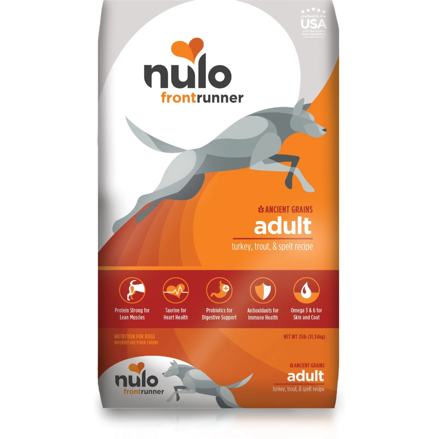 Nulo Frontrunner Ancient Grains Turkey, Trout & Spelt Adult Dry Dog Food 3 Nulo Frontrunner Ancient Grains Turkey, Trout & Spelt Adult Dry Dog Food