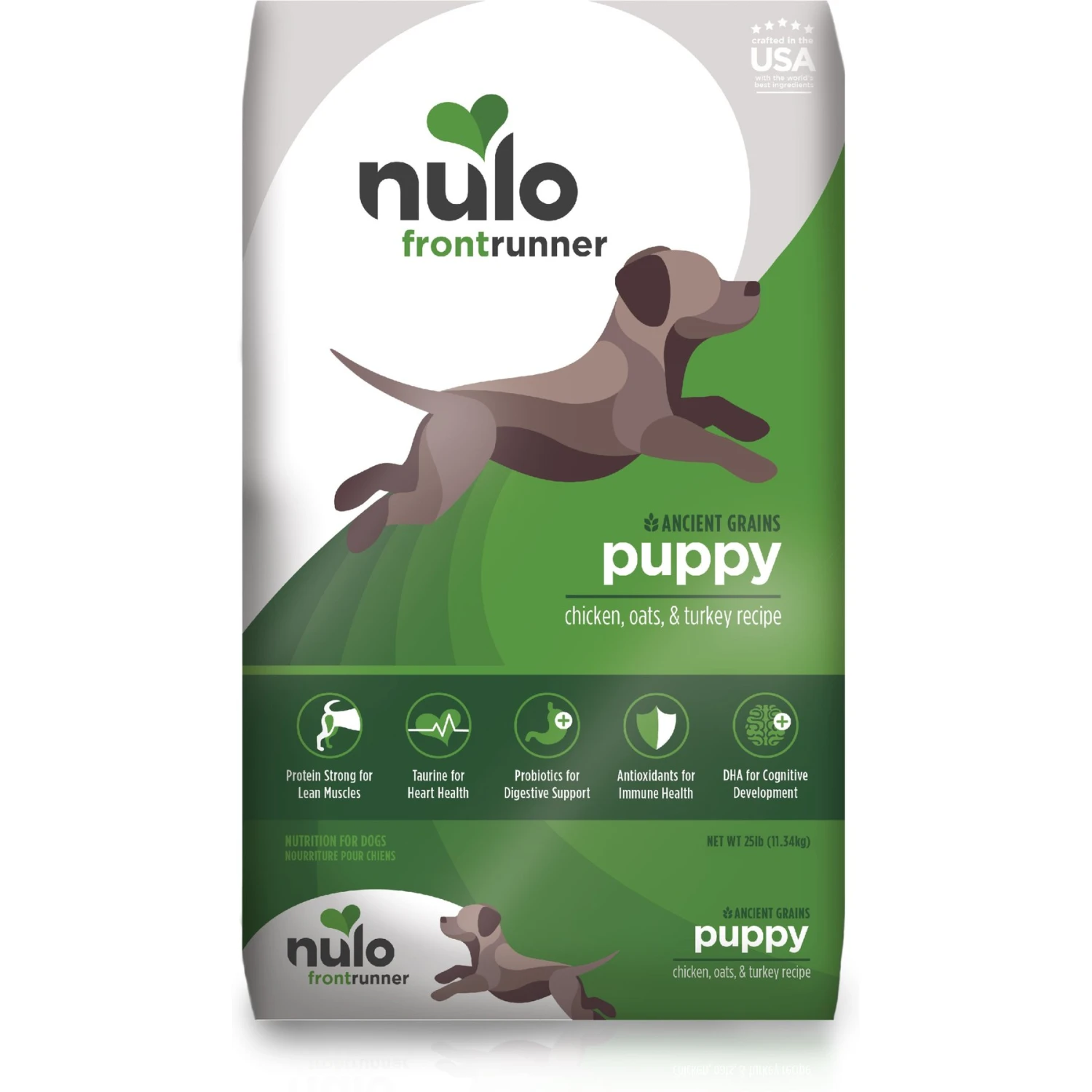 Nulo Frontrunner Ancient Grains Chicken, Oats & Turkey Puppy Dry Dog Food 3 Nulo Frontrunner Ancient Grains Chicken, Oats & Turkey Puppy Dry Dog Food