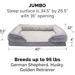 FurHaven Perfect Comfort Velvet Waves Full Support Orthopedic Sofa Dog & Cat Bed -Blue Buffalo || ROYAL CANIN || Wellness Sales 251864 PT4. AC SS1800 V1667229599