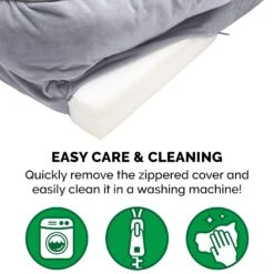 FurHaven Perfect Comfort Velvet Waves Full Support Orthopedic Sofa Dog & Cat Bed -Blue Buffalo || ROYAL CANIN || Wellness Sales 251864 PT7. AC SS1800 V1602820286