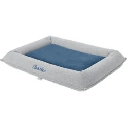 Frisco Orthopedic Personalized Bolster Dog Bed W/Removable Cover, Harbour Blue, Large -Blue Buffalo || ROYAL CANIN || Wellness Sales 252617 PT3. AC SS1800 V1604500002