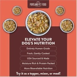 Portland Pet Food Company Tuxedo's Chicken & Yams Homestyle Wet Dog Food Topper, 9-oz Pouch, Case Of 4 -Blue Buffalo || ROYAL CANIN || Wellness Sales 252877 PT2. AC SS1800 V1693247833