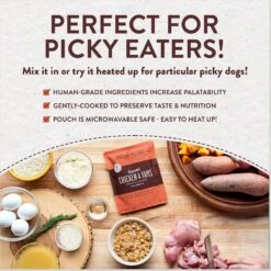 Portland Pet Food Company Tuxedo's Chicken & Yams Homestyle Wet Dog Food Topper, 9-oz Pouch, Case Of 4 -Blue Buffalo || ROYAL CANIN || Wellness Sales 252877 PT4. AC SS1800 V1693247580