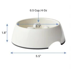 Frisco Melamine Slow Feed Dog & Cat Bowl With Gold Trim -Blue Buffalo || ROYAL CANIN || Wellness Sales 253066 PT1. AC SS1800 V1618857298