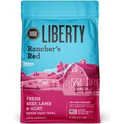 BIXBI Liberty Rancher's Red Fresh Beef, Lamb & Goat Dry Dog Food