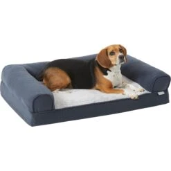 Frisco Faux Felt Orthopedic Sofa Bolster Dog Bed W/Removable Cover 10 Frisco Faux Felt Orthopedic Sofa Bolster Dog Bed W/Removable Cover -Blue Buffalo || ROYAL CANIN || Wellness Sales 255183 PT2. AC SS1800 V1657656395