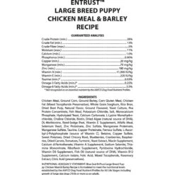 Blue Seal EnTrust Large Breed Puppy Chicken Meal & Barley Recipe Dry Dog Food -Blue Buffalo || ROYAL CANIN || Wellness Sales 255273 PT2. AC SS1800 V1602713490