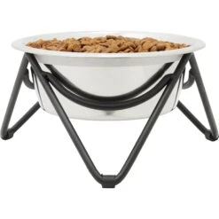 Frisco Triangle Iron Non-Skid Elevated Dog & Cat Bowl 12 Frisco Triangle Iron Non-Skid Elevated Dog & Cat Bowl -Blue Buffalo || ROYAL CANIN || Wellness Sales 257155 PT2. AC SS1800 V1615312981