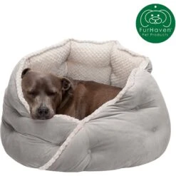 FurHaven Calming Hug Bolster Cat & Dog Bed -Blue Buffalo || ROYAL CANIN || Wellness Sales 258978 PT3. AC SS1800 V1604107601