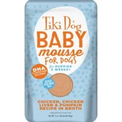 Tiki Dog Aloha Petites Puppy Mousse Chicken & Pumpkin In Broth Small Breed Grain-Free Wet Dog Food