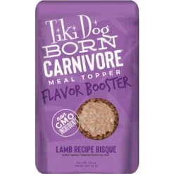 Tiki Dog Born Carnivore Flavor Booster Lamb Bisque Non-GMO Wet Dog Food Topper