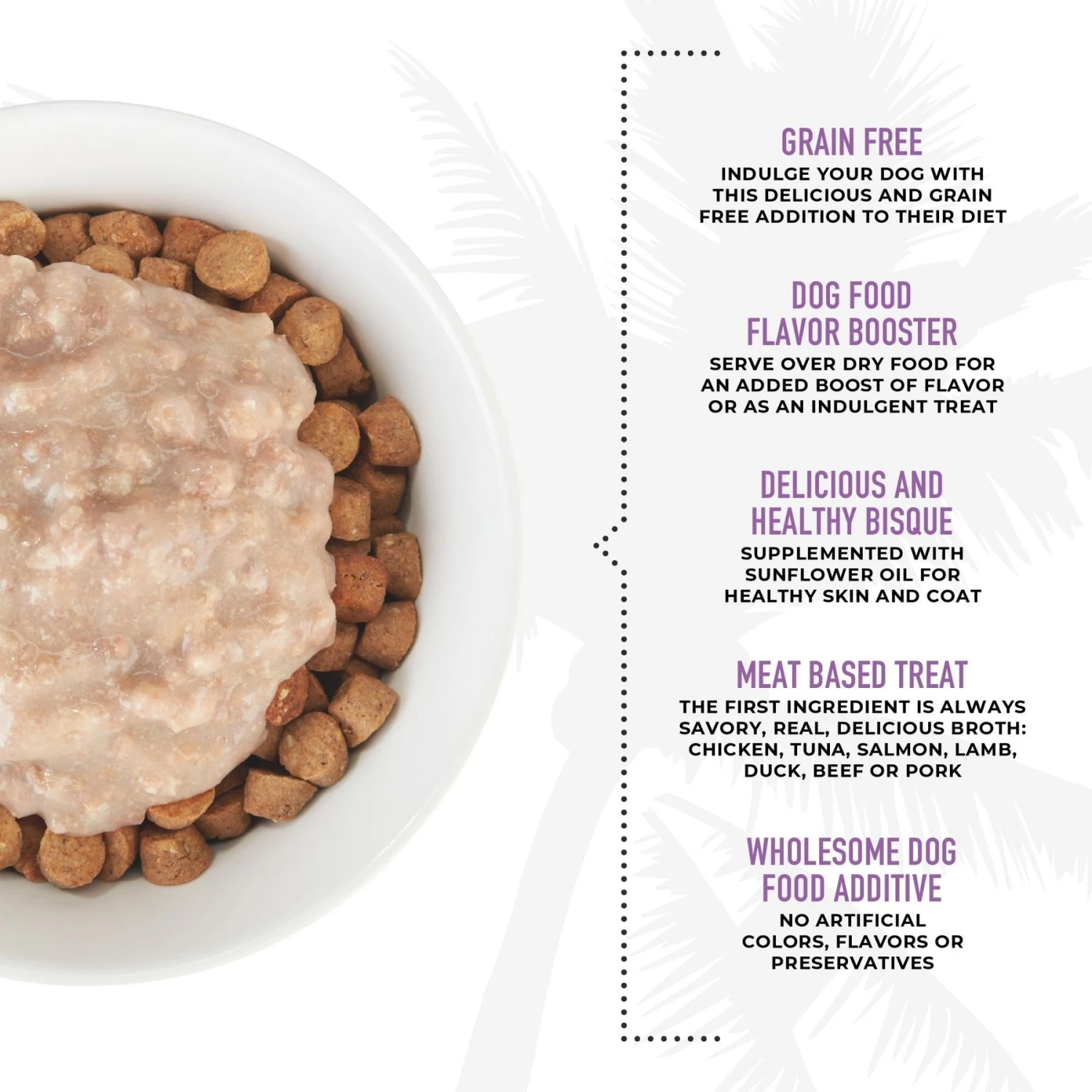 Tiki Dog Born Carnivore Flavor Booster Lamb Bisque Non-GMO Wet Dog Food Topper 7 Tiki Dog Born Carnivore Flavor Booster Lamb Bisque Non-GMO Wet Dog Food Topper - Image 5