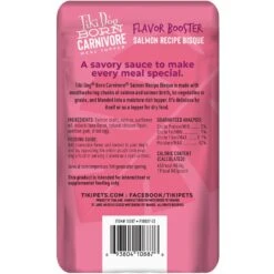 Tiki Dog Born Carnivore Flavor Booster Salmon Bisque Non-GMO Wet Dog Food Topper 13 Tiki Dog Born Carnivore Flavor Booster Salmon Bisque Non-GMO Wet Dog Food Topper -Blue Buffalo || ROYAL CANIN || Wellness Sales 259164 PT2. AC SS1800 V1701796141