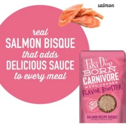 Tiki Dog Born Carnivore Flavor Booster Salmon Bisque Non-GMO Wet Dog Food Topper 16 Tiki Dog Born Carnivore Flavor Booster Salmon Bisque Non-GMO Wet Dog Food Topper -Blue Buffalo || ROYAL CANIN || Wellness Sales 259164 PT5. AC SS1800 V1701796137