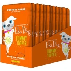 Tiki Dog Tummy Topper Pumpkin & Ginger Puree Grain-Free Wet Dog Food Topper 13 Tiki Dog Tummy Topper Pumpkin & Ginger Puree Grain-Free Wet Dog Food Topper -Blue Buffalo || ROYAL CANIN || Wellness Sales 259168 PT2. AC SS1800 V1631198227
