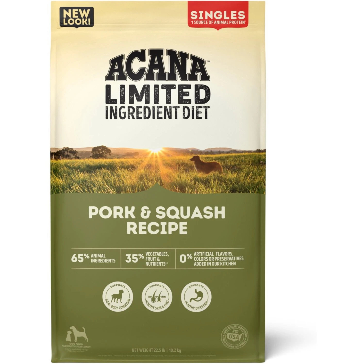 ACANA Singles Limited Ingredient Diet Pork & Squash Recipe Grain-Free Dry Dog Food 3 ACANA Singles Limited Ingredient Diet Pork & Squash Recipe Grain-Free Dry Dog Food