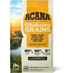 ACANA Free-Run Poultry Recipe + Wholesome Grains Dry Dog Food