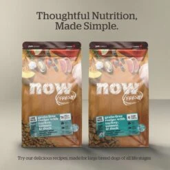 Now Fresh Grain-Free Large Breed Senior Recipe Dry Dog Food 16 Now Fresh Grain-Free Large Breed Senior Recipe Dry Dog Food -Blue Buffalo || ROYAL CANIN || Wellness Sales 261232 PT5. AC SS1800 V1637794408