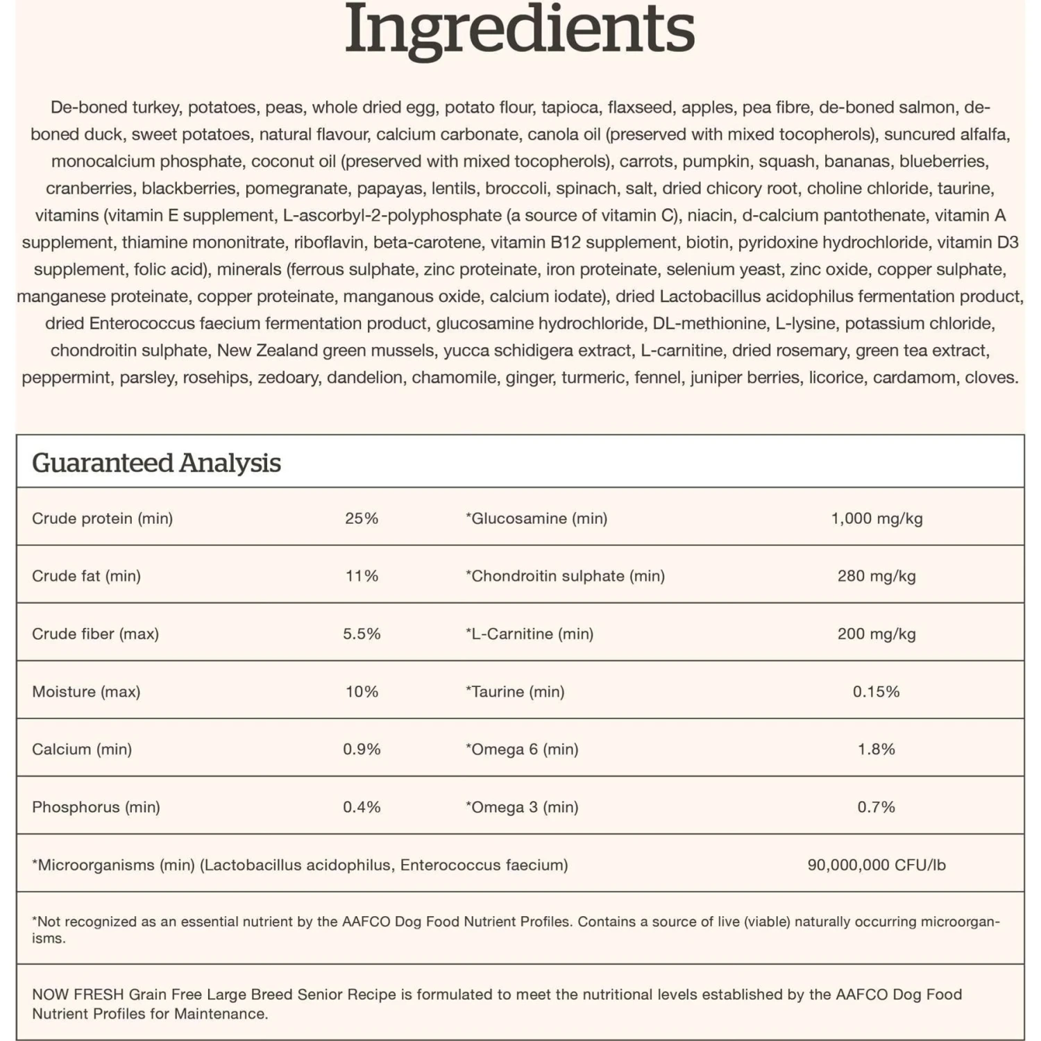 Now Fresh Grain-Free Large Breed Senior Recipe Dry Dog Food 11 Now Fresh Grain-Free Large Breed Senior Recipe Dry Dog Food - Image 9