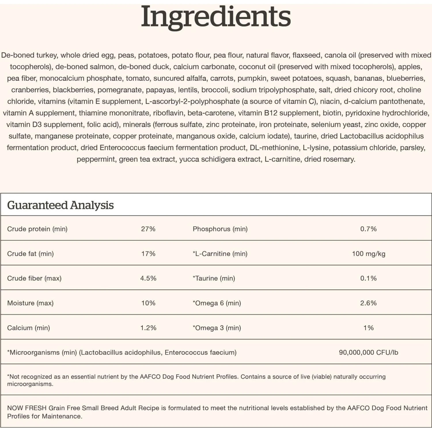 Now Fresh Grain-Free Small Breed Adult Recipe Dry Dog Food 11 Now Fresh Grain-Free Small Breed Adult Recipe Dry Dog Food - Image 9