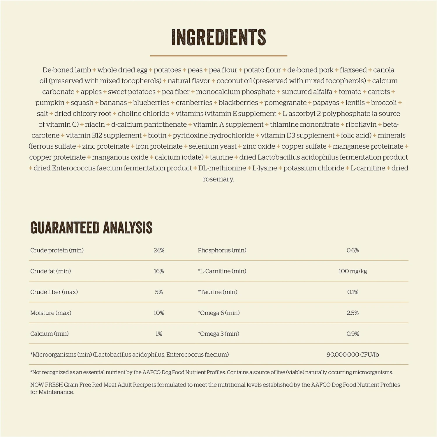 Now Fresh Grain-Free Adult Red Meat Recipe Dry Dog Food 7 Now Fresh Grain-Free Adult Red Meat Recipe Dry Dog Food - Image 5