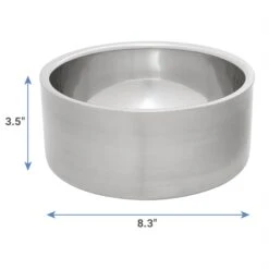 Frisco Insulated Non-Skid Stainless Steel Dog & Cat Bowl 11 Frisco Insulated Non-Skid Stainless Steel Dog & Cat Bowl -Blue Buffalo || ROYAL CANIN || Wellness Sales 261757 PT1. AC SS1800 V1623937522
