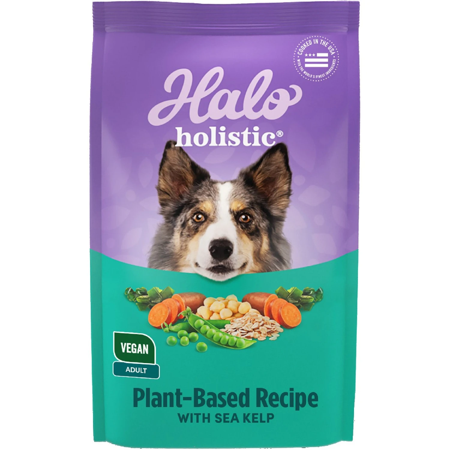 Halo Holistic Vegan Complete Digestive Health Plant-Based Recipe With Kelp Adult Formula Dry Dog Food 3 Halo Holistic Vegan Complete Digestive Health Plant-Based Recipe With Kelp Adult Formula Dry Dog Food