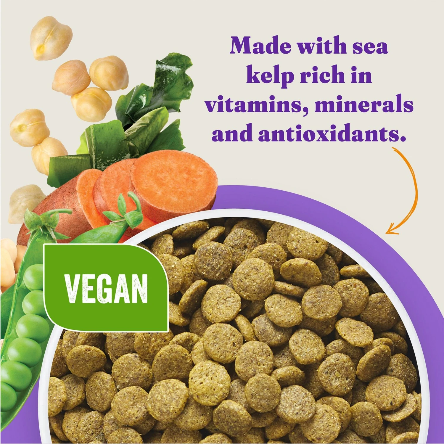 Halo Holistic Vegan Complete Digestive Health Plant-Based Recipe With Kelp Adult Formula Dry Dog Food 6 Halo Holistic Vegan Complete Digestive Health Plant-Based Recipe With Kelp Adult Formula Dry Dog Food - Image 4