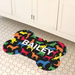 Bungalow Flooring Dog Bone Shaped Personalized Dog Placemat 7 Bungalow Flooring Dog Bone Shaped Personalized Dog Placemat -Blue Buffalo || ROYAL CANIN || Wellness Sales 263755 PT2. AC SS1800 V1615506708