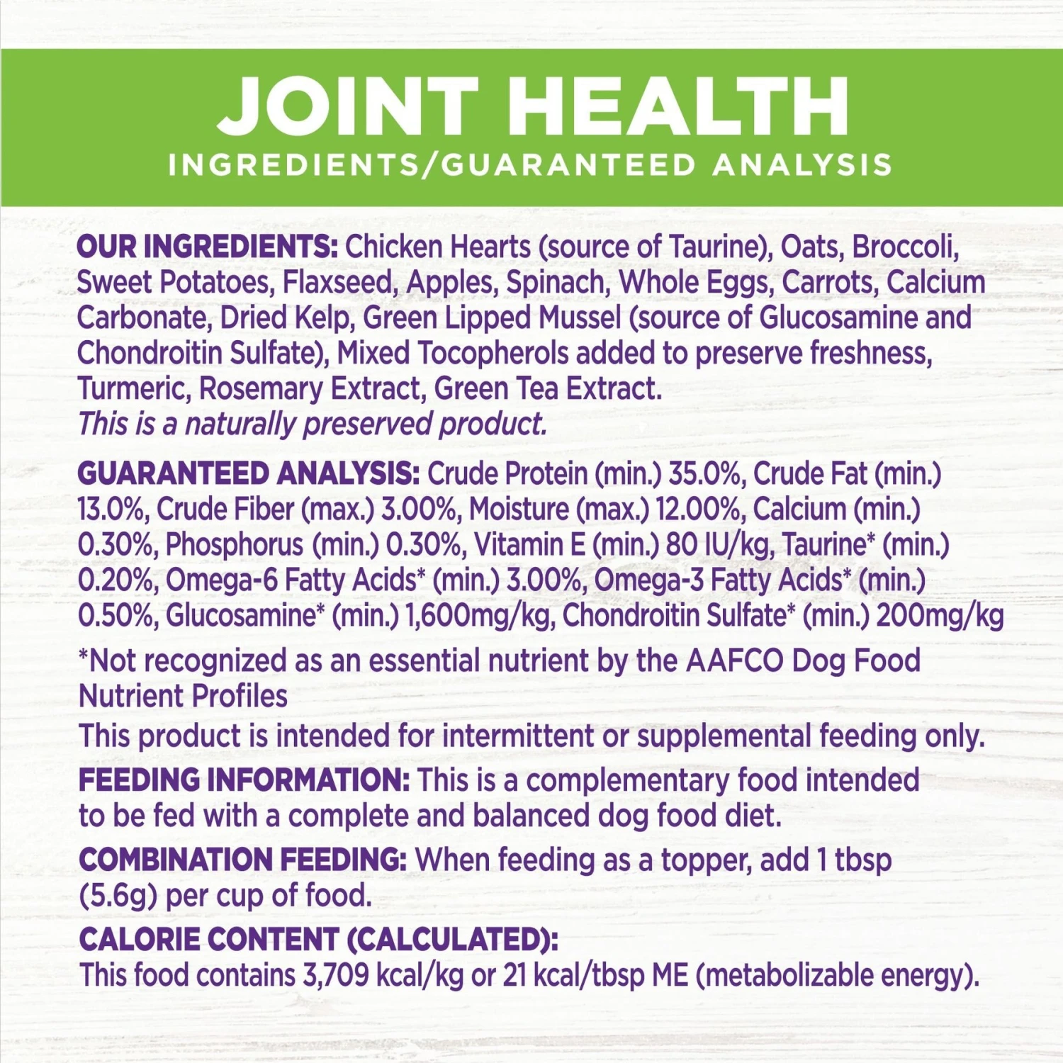 Wellness CORE Bowl Boosters Joint Health Adult Dry Dog Food Topper, 4-oz Bag 10 Wellness CORE Bowl Boosters Joint Health Adult Dry Dog Food Topper, 4-oz Bag - Image 8