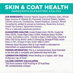 Wellness CORE Bowl Boosters Skin & Coat Dry Dog Food Topper, 4-oz Bag -Blue Buffalo || ROYAL CANIN || Wellness Sales 264871 PT7. AC SS1800 V1703709315