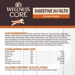 Wellness CORE Digestive Health Chicken Recipe Grain-Free Wet Dog Food -Blue Buffalo || ROYAL CANIN || Wellness Sales 264882 PT5. AC SS1800 V1623202346