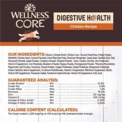 Wellness CORE Digestive Health Chicken & Beef Pate Variety Pack Grain-Free Wet Dog Food -Blue Buffalo || ROYAL CANIN || Wellness Sales 264888 PT5. AC SS1800 V1623199068