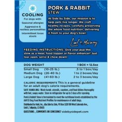 Side By Side Cooling Complete & Balanced Pork & Rabbit Stew Wet Dog Food, 12.5-oz Box -Blue Buffalo || ROYAL CANIN || Wellness Sales 264980 PT1. AC SS1800 V1611091502