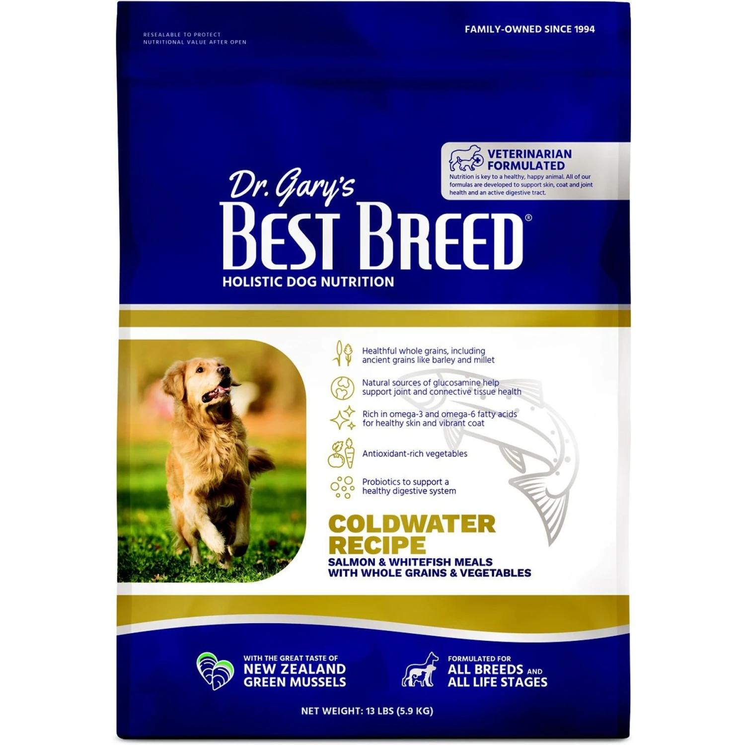 Dr. Gary's Best Breed Holistic Salmon With Vegetables & Herbs Dry Dog Food 3 Dr. Gary's Best Breed Holistic Salmon With Vegetables & Herbs Dry Dog Food