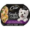 Cesar Simply Crafted Chicken, Duck, Purple Potatoes, Pumpkin, Green Beans & Brown Rice Adult Wet Dog Food Meal Topper 1 Cesar Simply Crafted Chicken, Duck, Purple Potatoes, Pumpkin, Green Beans & Brown Rice Adult Wet Dog Food Meal Topper -Blue Buffalo || ROYAL CANIN || Wellness Sales 265562 MAIN. AC SS1800 V1695648807
