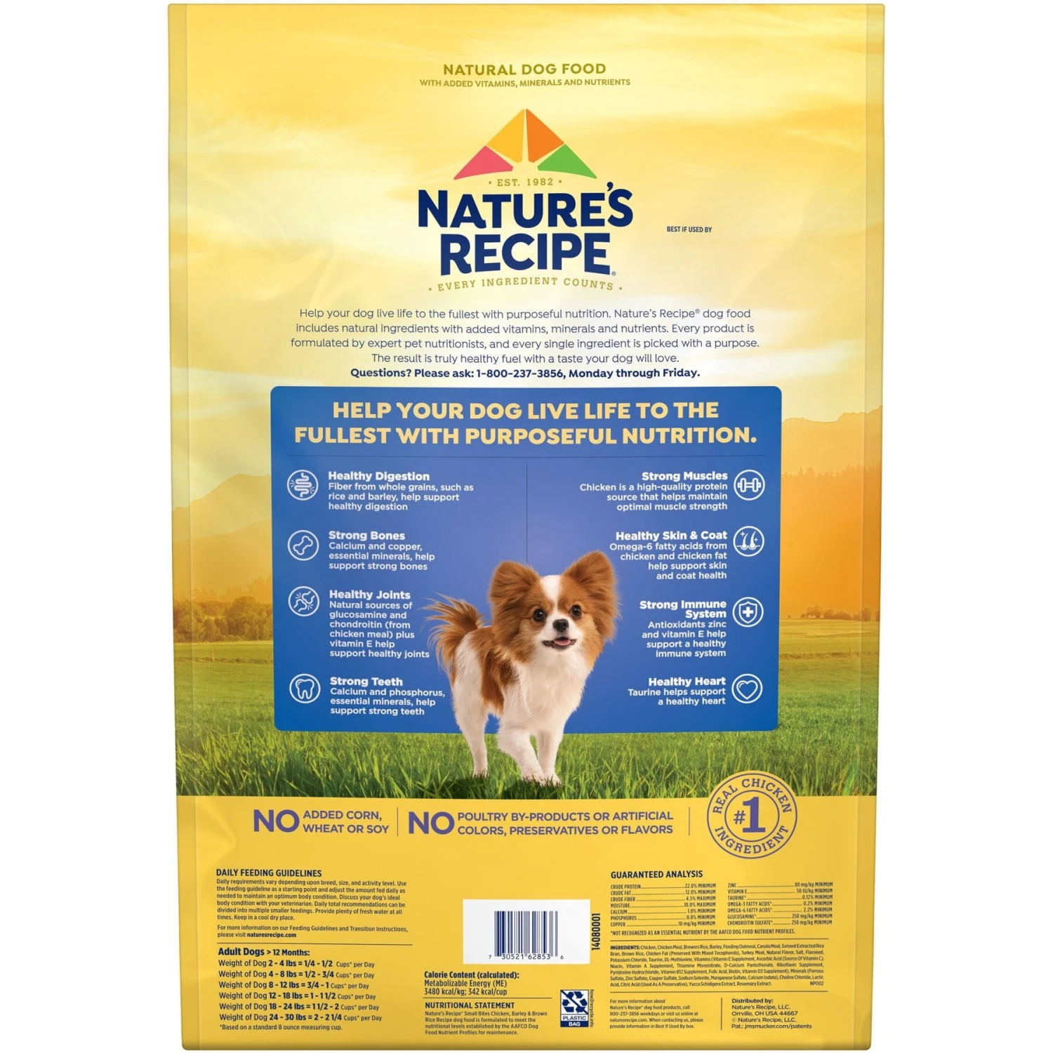 Nature's Recipe Small Bites Chicken, Barley & Brown Rice Recipe Dry Dog Food 5 Nature's Recipe Small Bites Chicken, Barley & Brown Rice Recipe Dry Dog Food - Image 3