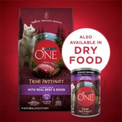 Purina ONE SmartBlend True Instinct Classic Ground Real Beef & Bison Grain-Free Wet Dog Food, 13-oz Can, Case Of 12 -Blue Buffalo || ROYAL CANIN || Wellness Sales 267597 PT6. AC SS1800 V1668809952