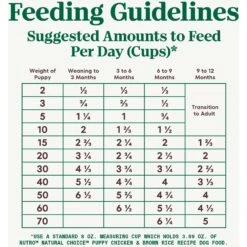 Nutro Natural Choice Puppy Chicken & Brown Rice Recipe Dry Dog Food 17 Nutro Natural Choice Puppy Chicken & Brown Rice Recipe Dry Dog Food -Blue Buffalo || ROYAL CANIN || Wellness Sales 269148 PT6. AC SS1800 V1691422362
